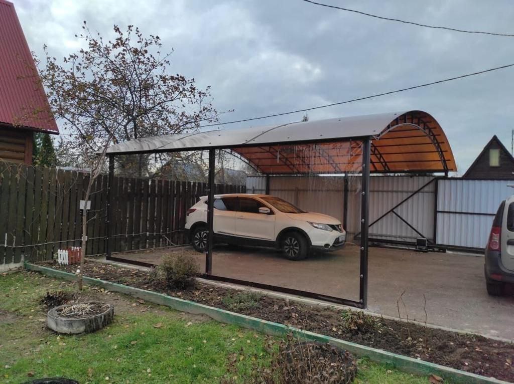 Прозрачные шторы ПВХ для навеса под автомобиль в Уваровке